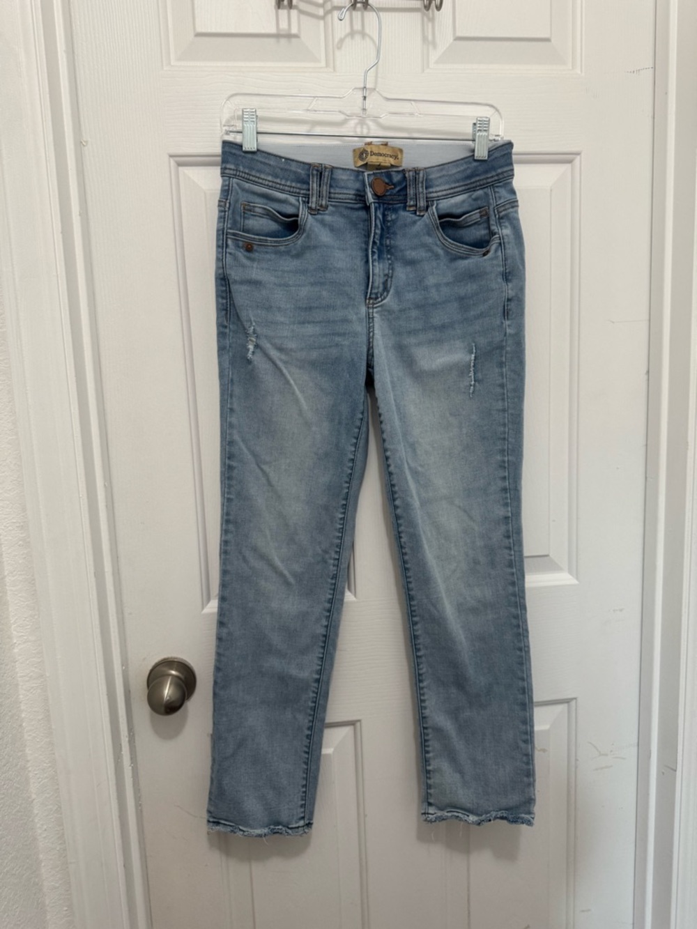 Democracy Light Blue Straight Leg Jeans